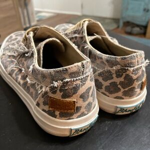 Blowfish Animal Print Canvas Sneakers